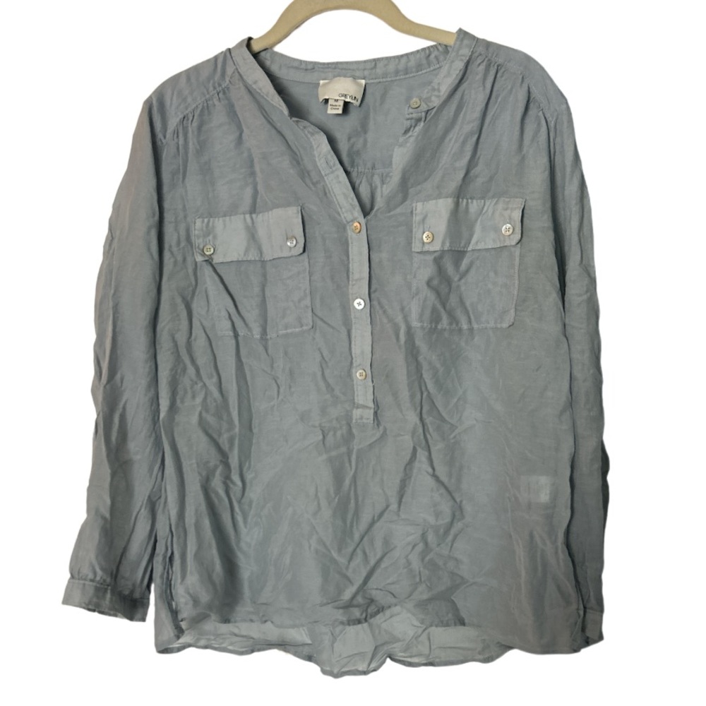 Greylin light blue Long sleeve Blouse